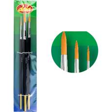 Dala 756 Gold Round Brush Set of 3's.      